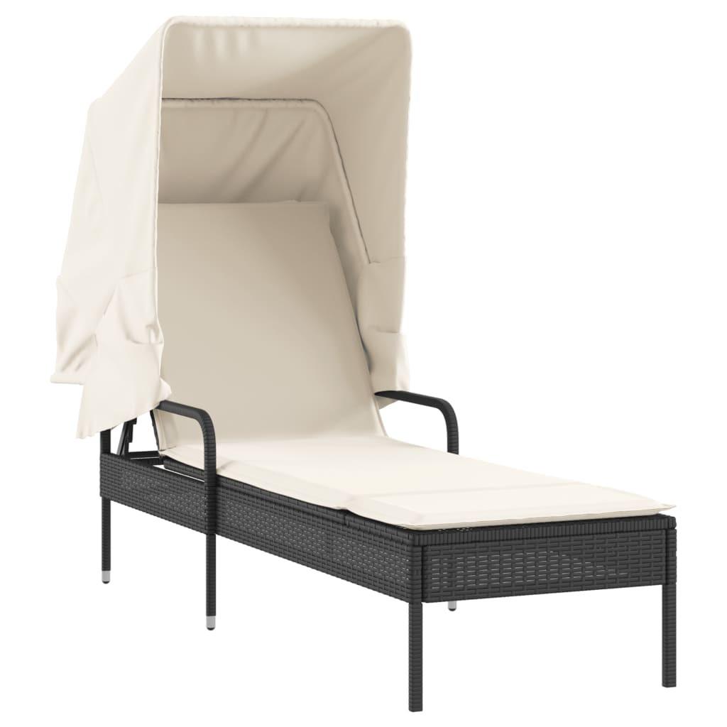 VidaXL Sonnenliege poly-rattan