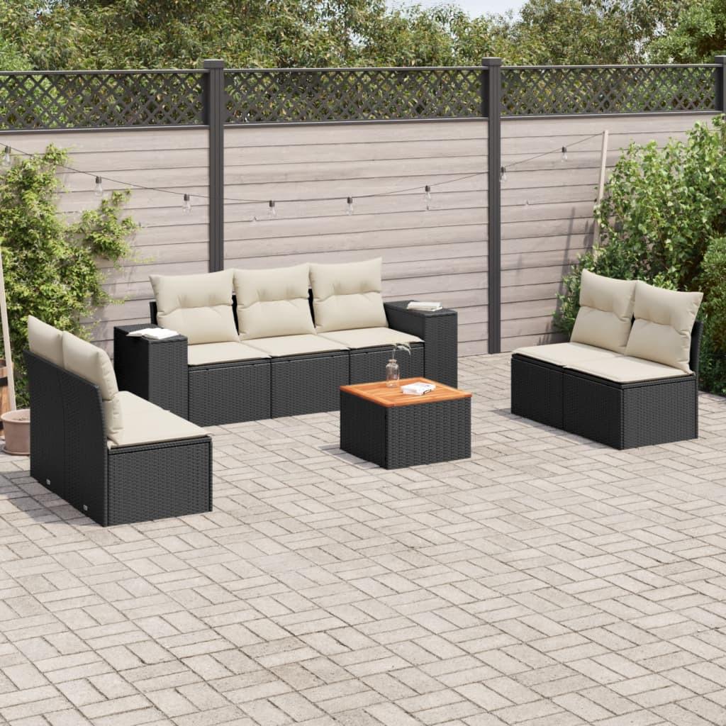 VidaXL Garten sofagarnitur poly-rattan