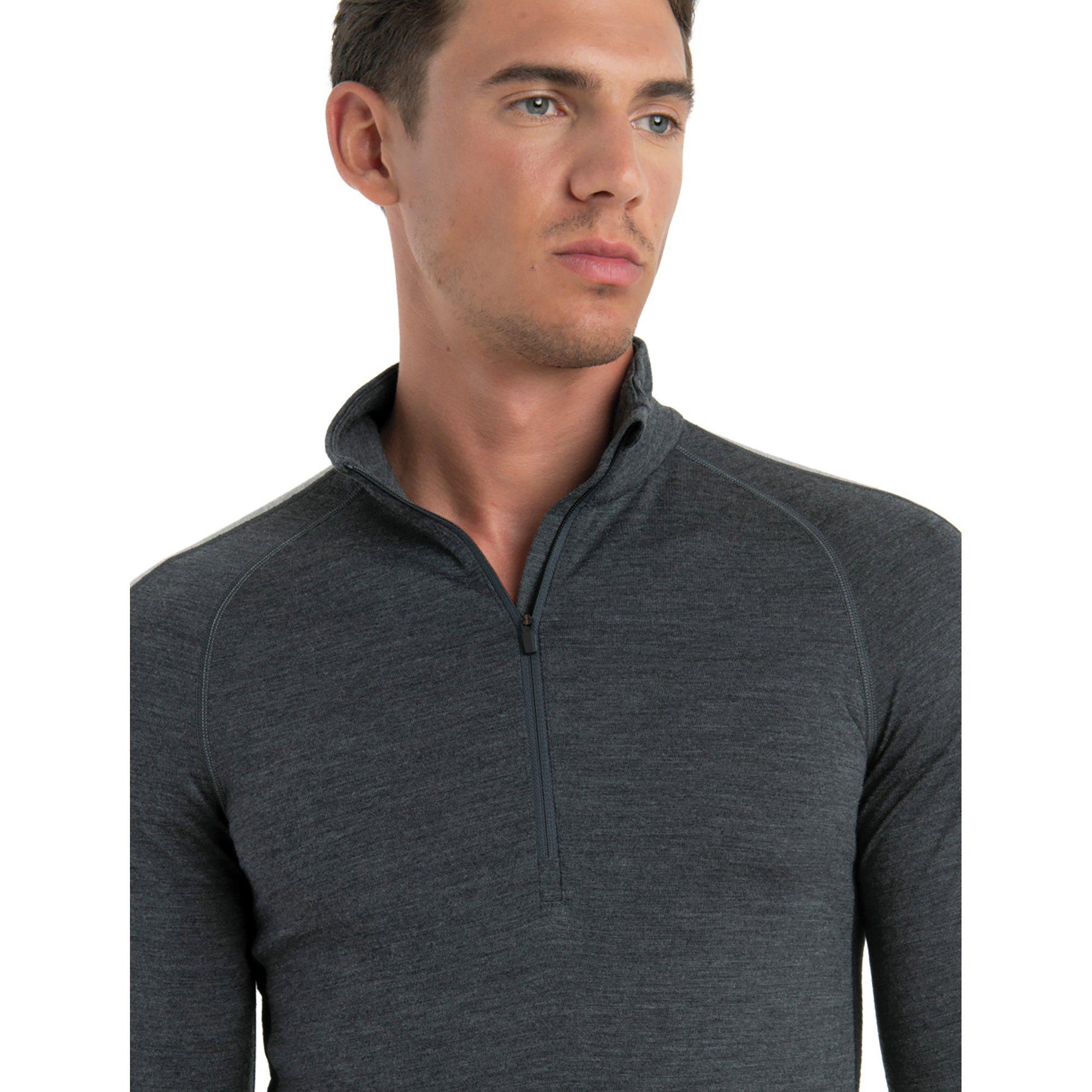 Icebreaker Mer ZoneKnit 200 LS Half Zip Thermoshirt, Half-Zip, langarm
