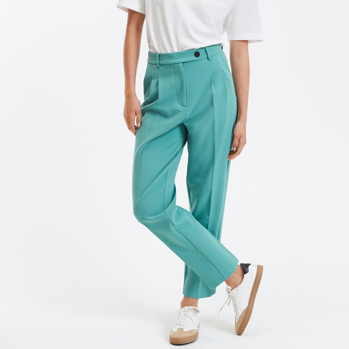 La Redoute Collections Slim-Hose mit Bundfalten