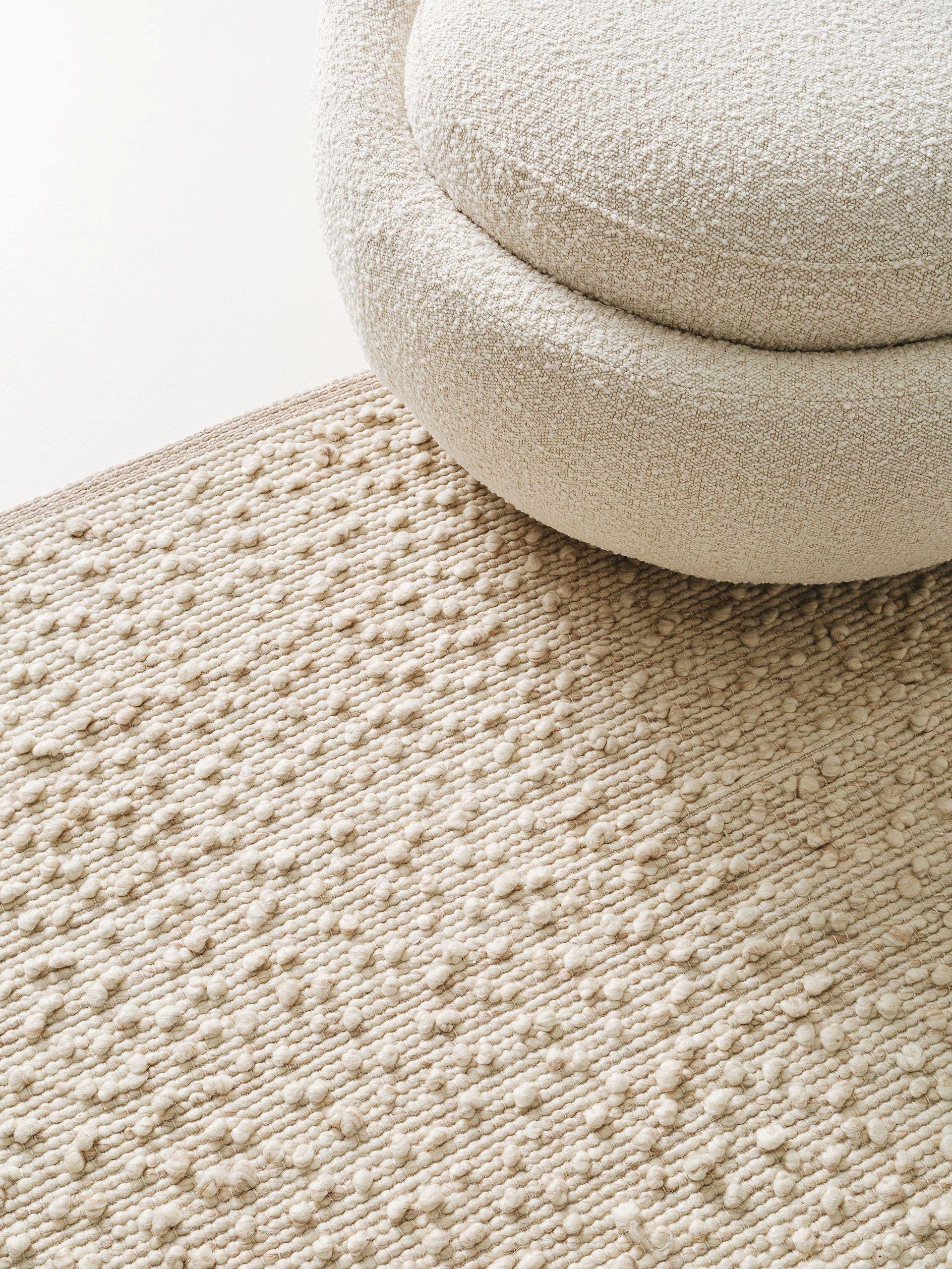 Benuta Wollteppich Lana Beige