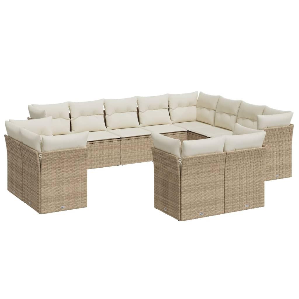 VidaXL Garten sofagarnitur poly-rattan