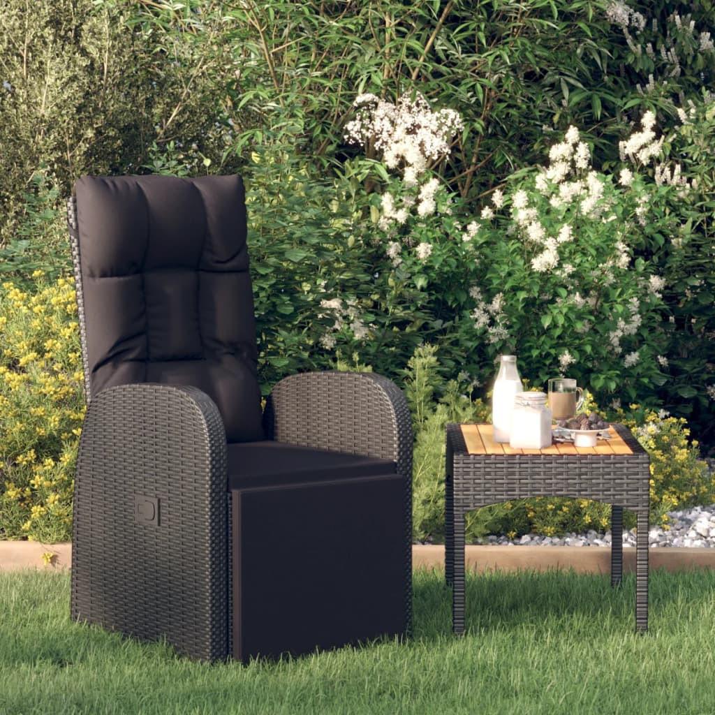 VidaXL Garten-liegestuhl poly-rattan