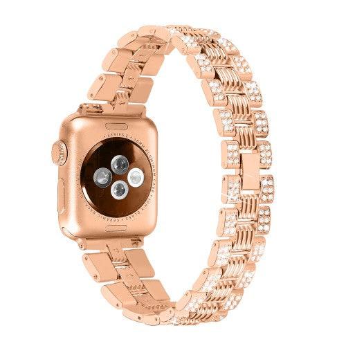 Cover-Discount Apple Watch 44/45/46/49mm - Edelstahl Mit Strass Armband