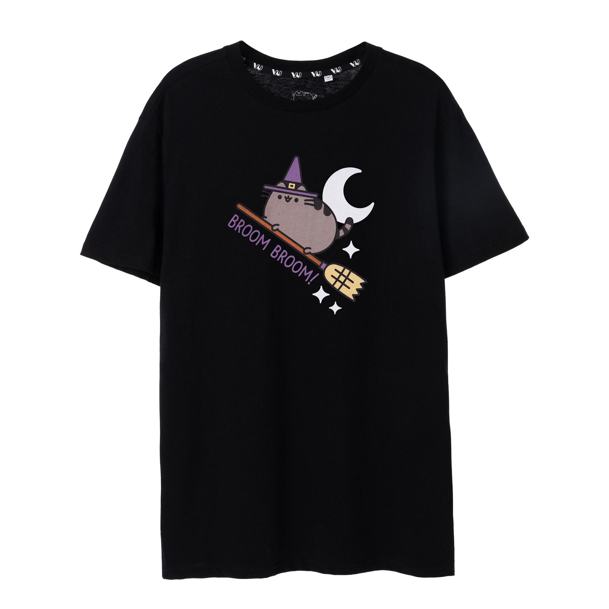 PUSHEEN Broom Broom Halloween T-Shirt