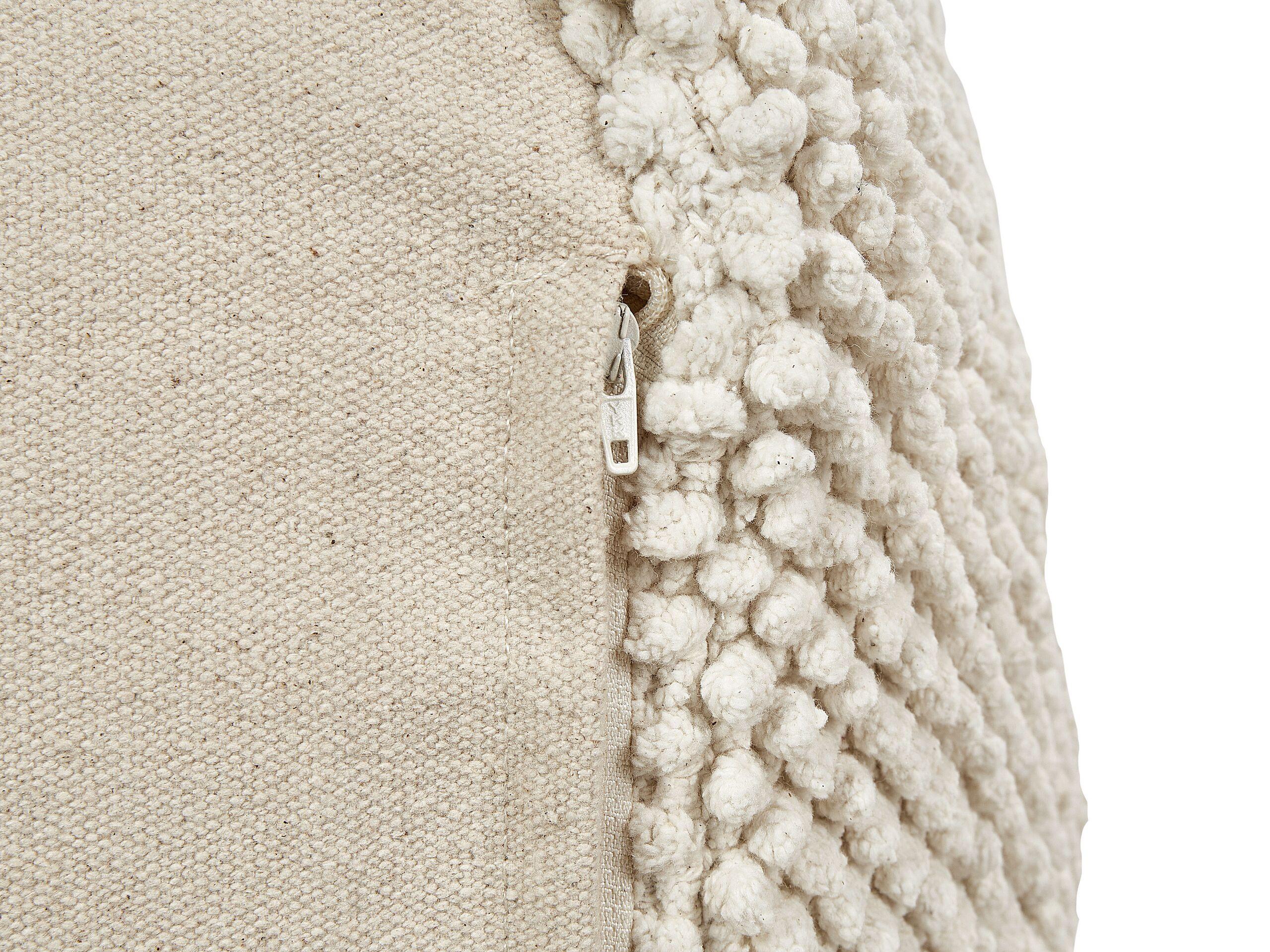 Beliani Pouf aus Baumwolle Boho JOARA