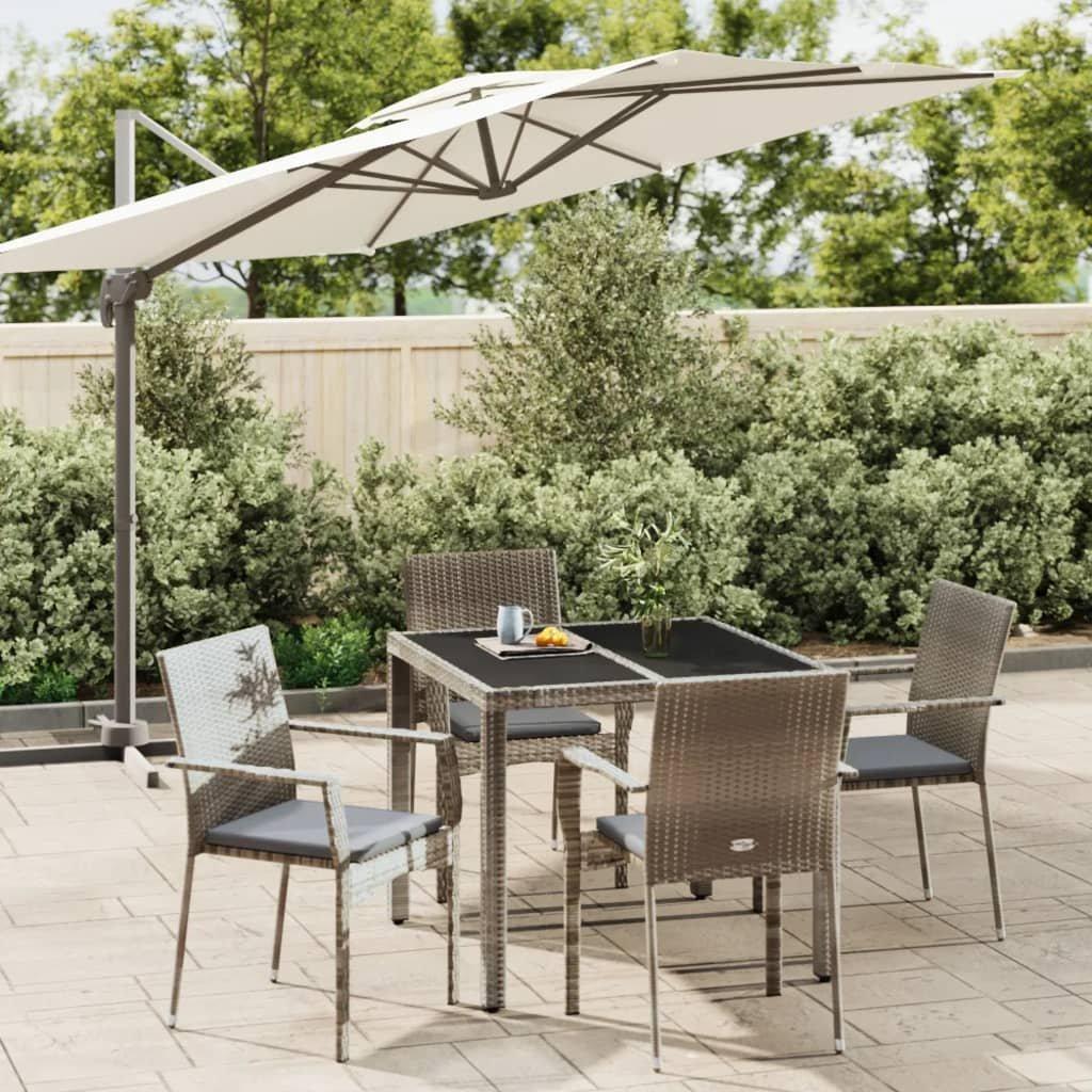 VidaXL Garten essgruppe poly-rattan