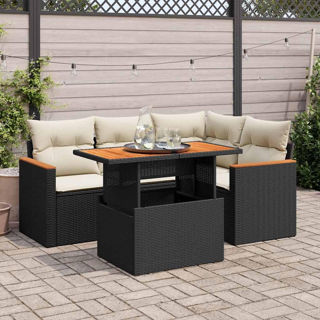 VidaXL Garten sofagarnitur poly-rattan