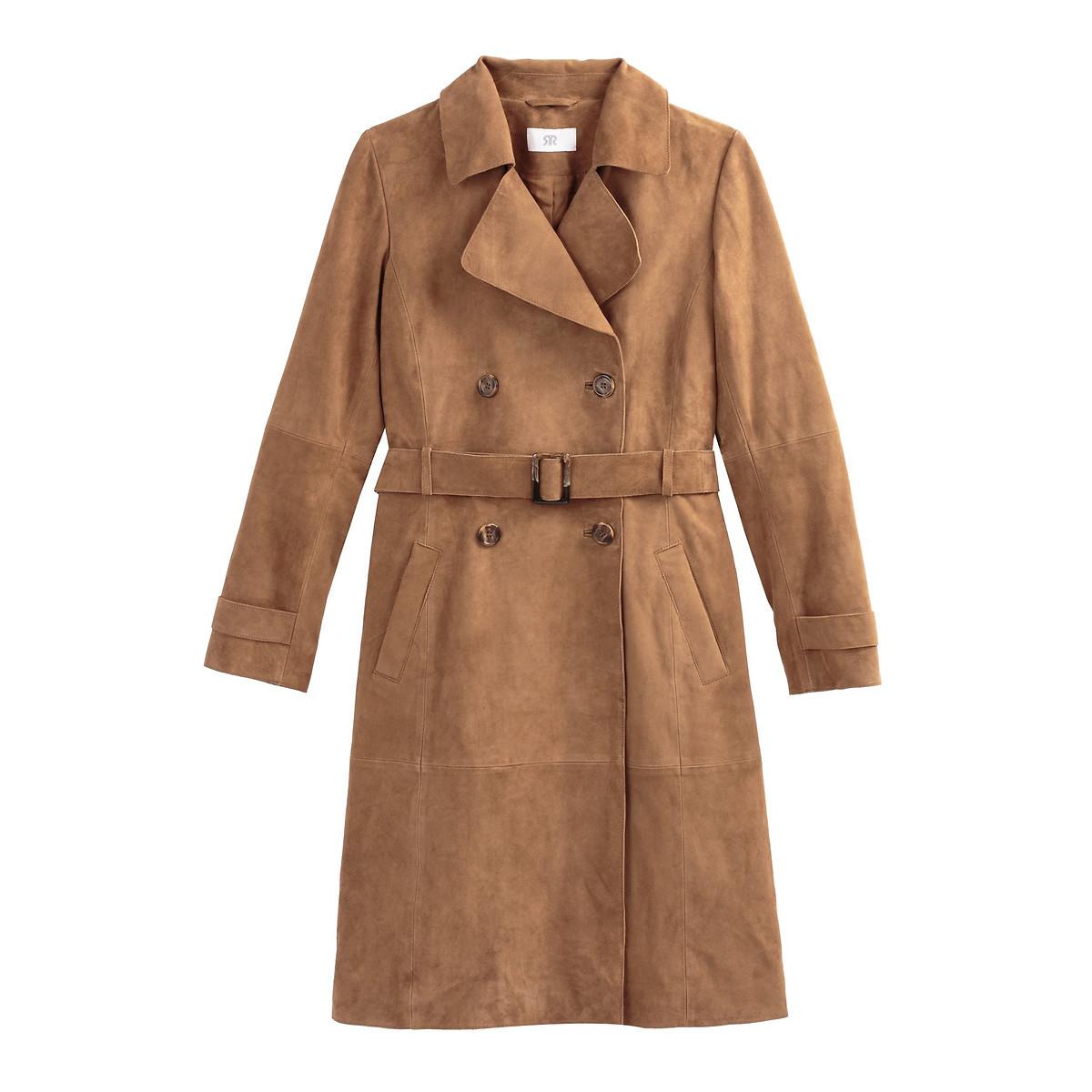 La Redoute Collections Langer Trenchcoat aus Leder