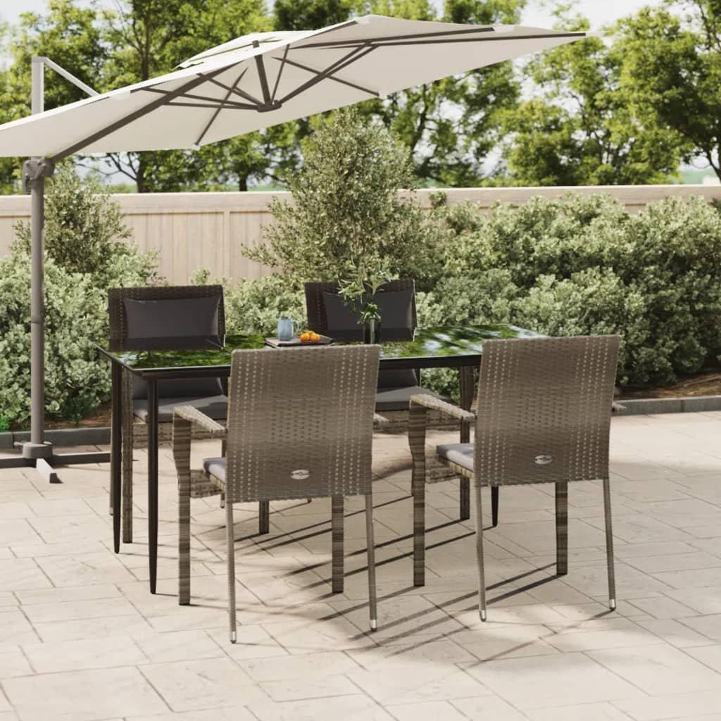VidaXL Garten essgruppe poly-rattan