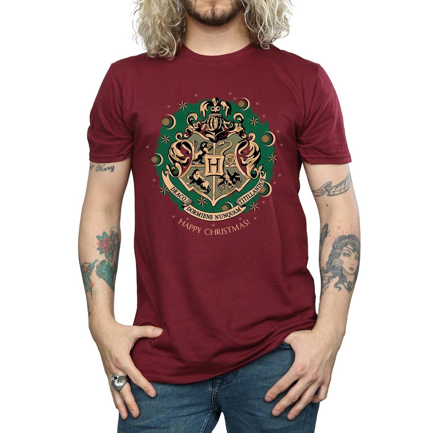 Harry Potter Weihnachtliches Design T-Shirt