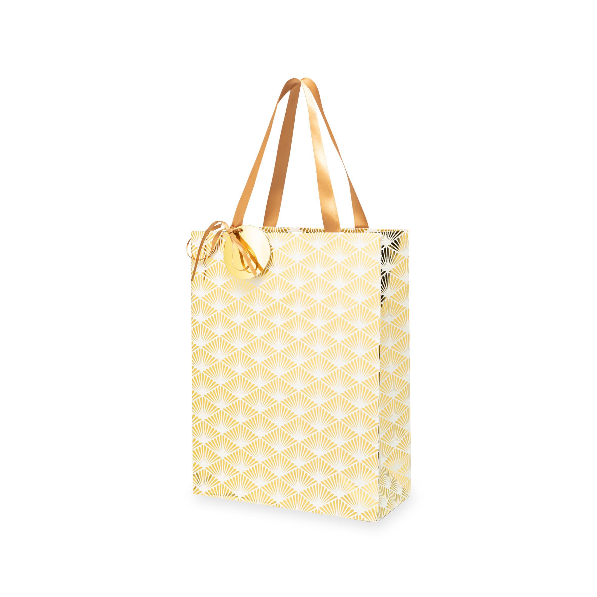 Manor Geschenktasche Muschel Gold