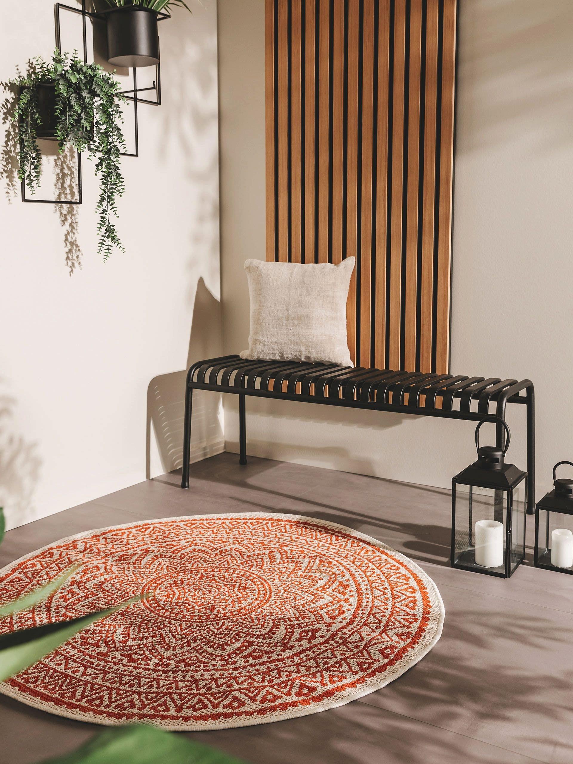 Benuta In- & Outdoor-Teppich Cleo Orange