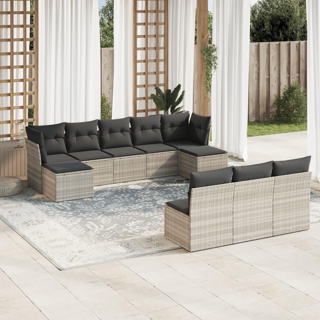 VidaXL Garten sofagarnitur poly-rattan