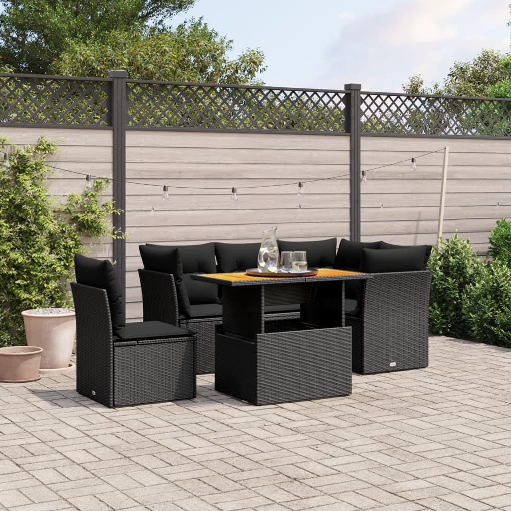 VidaXL Garten sofagarnitur poly-rattan
