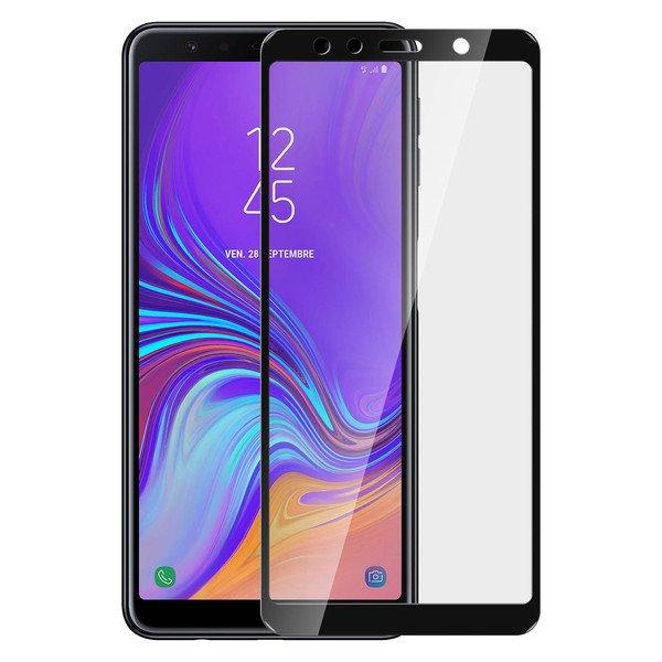 Avizar Glass Full Cover Galaxy A7 2018 Schwarz