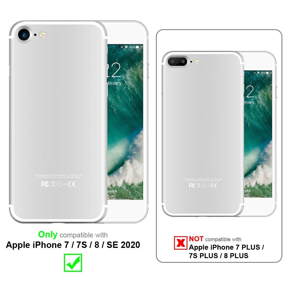 Cadorabo Hülle für Apple iPhone 7 7S 8 SE 2020 TPU Silikon Matt