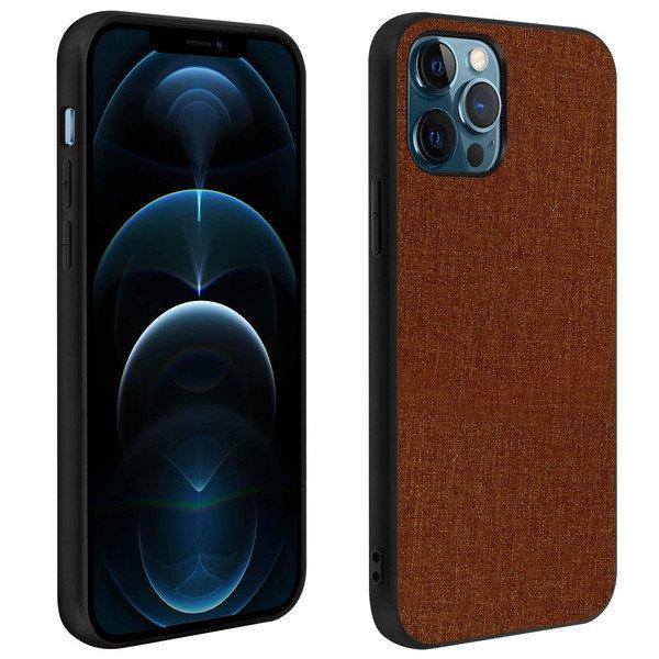 Avizar Stoffhülle iPhone 12 Pro Max Braun