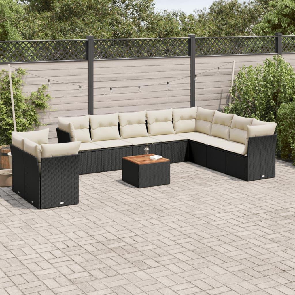 VidaXL Garten sofagarnitur poly-rattan