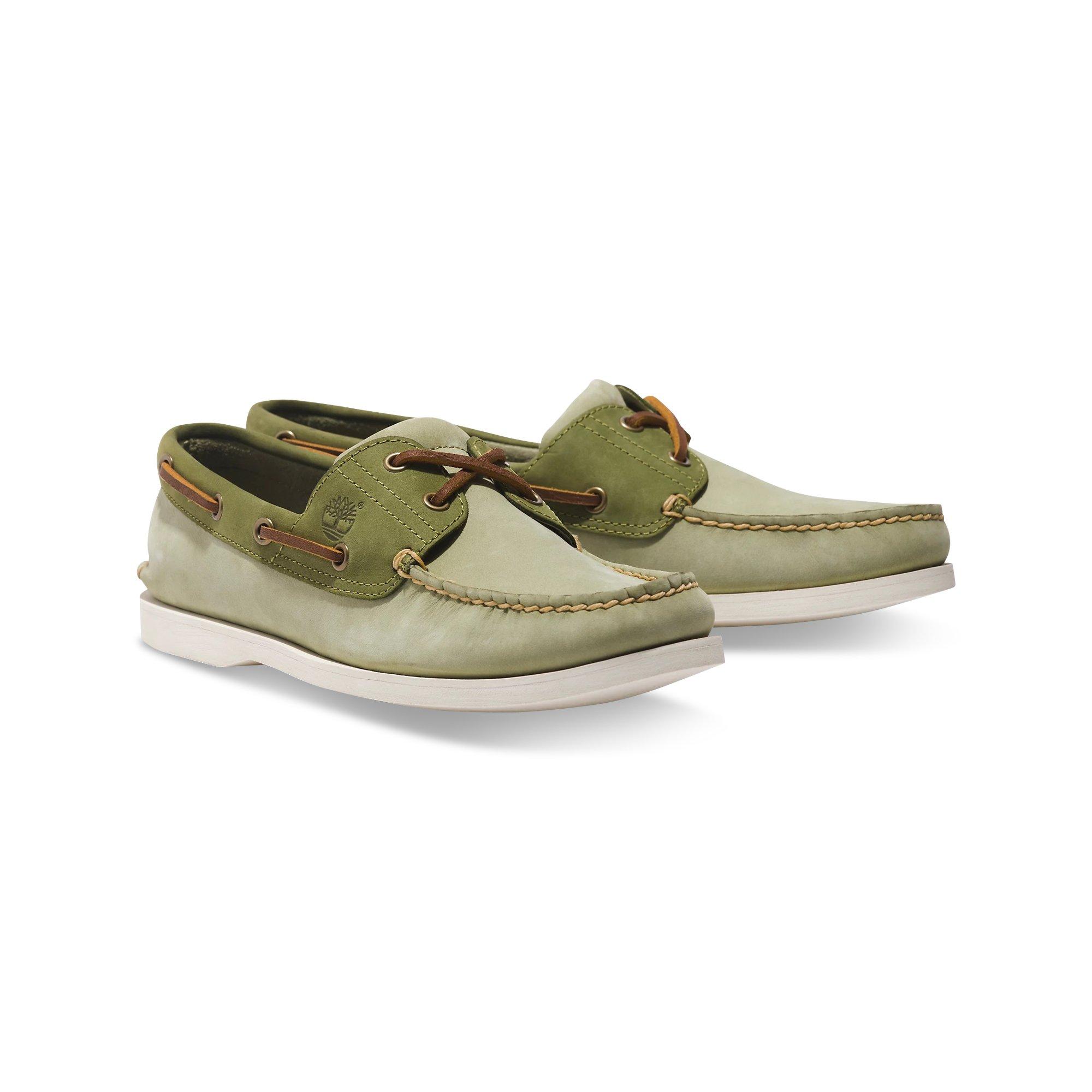 Timberland CLASSIC BOAT BOAT SHOE LIGHT GREEN NUBUCK Schnürer