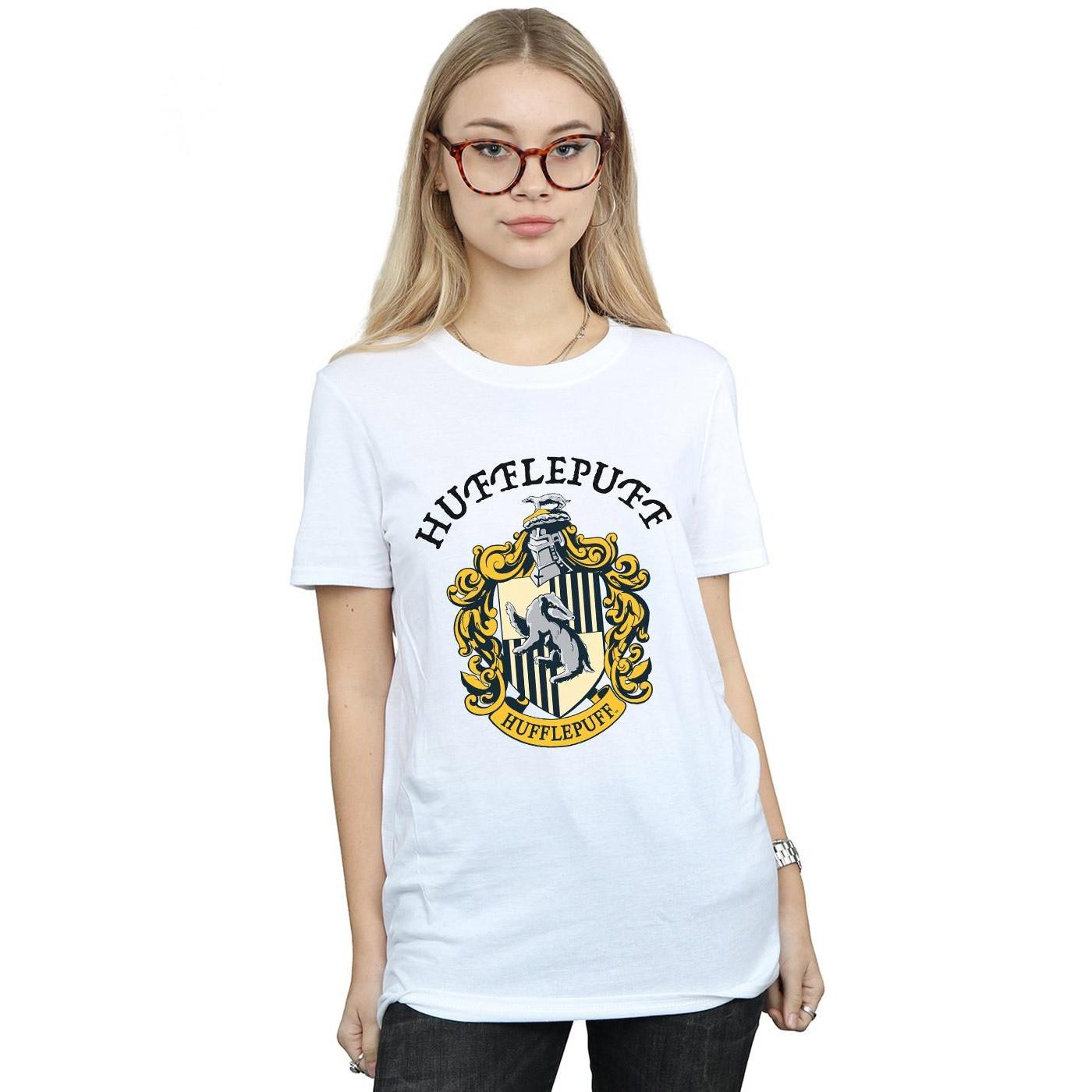 Harry Potter Hufflepuff Wappen Kurzarm T-Shirt