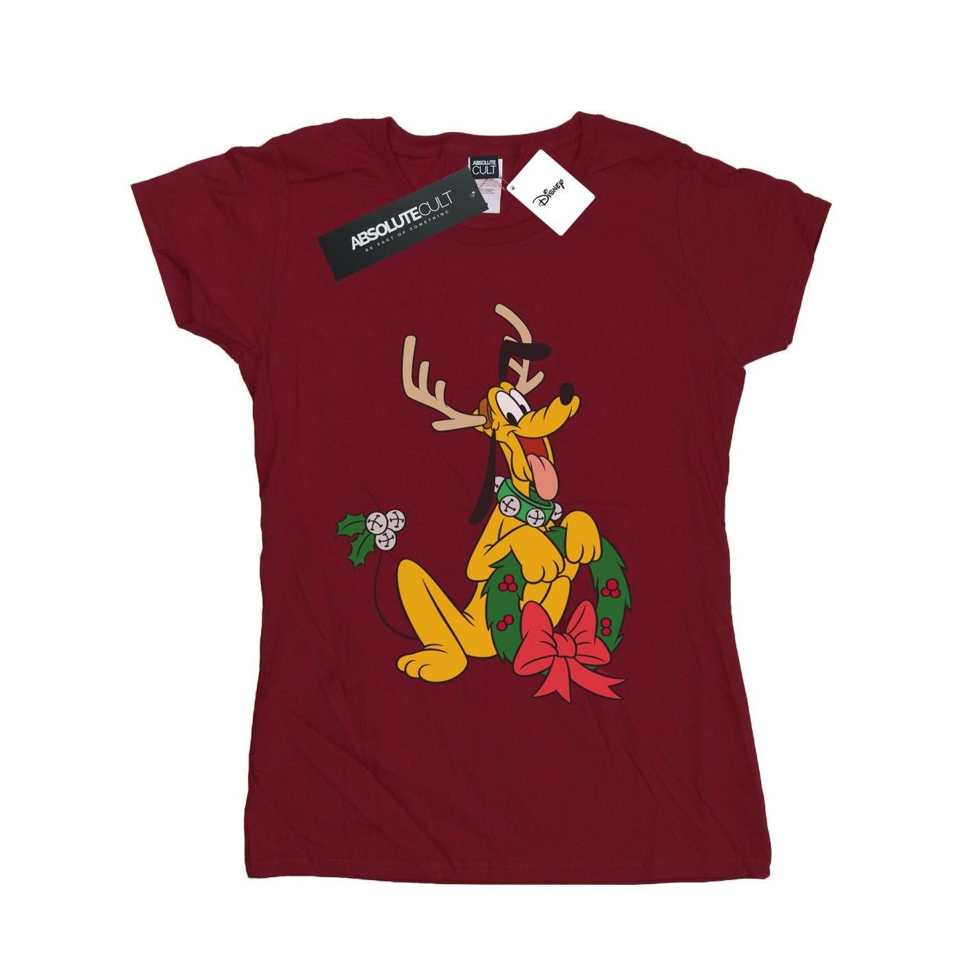 Disney Pluto Christmas Antlers T-Shirt