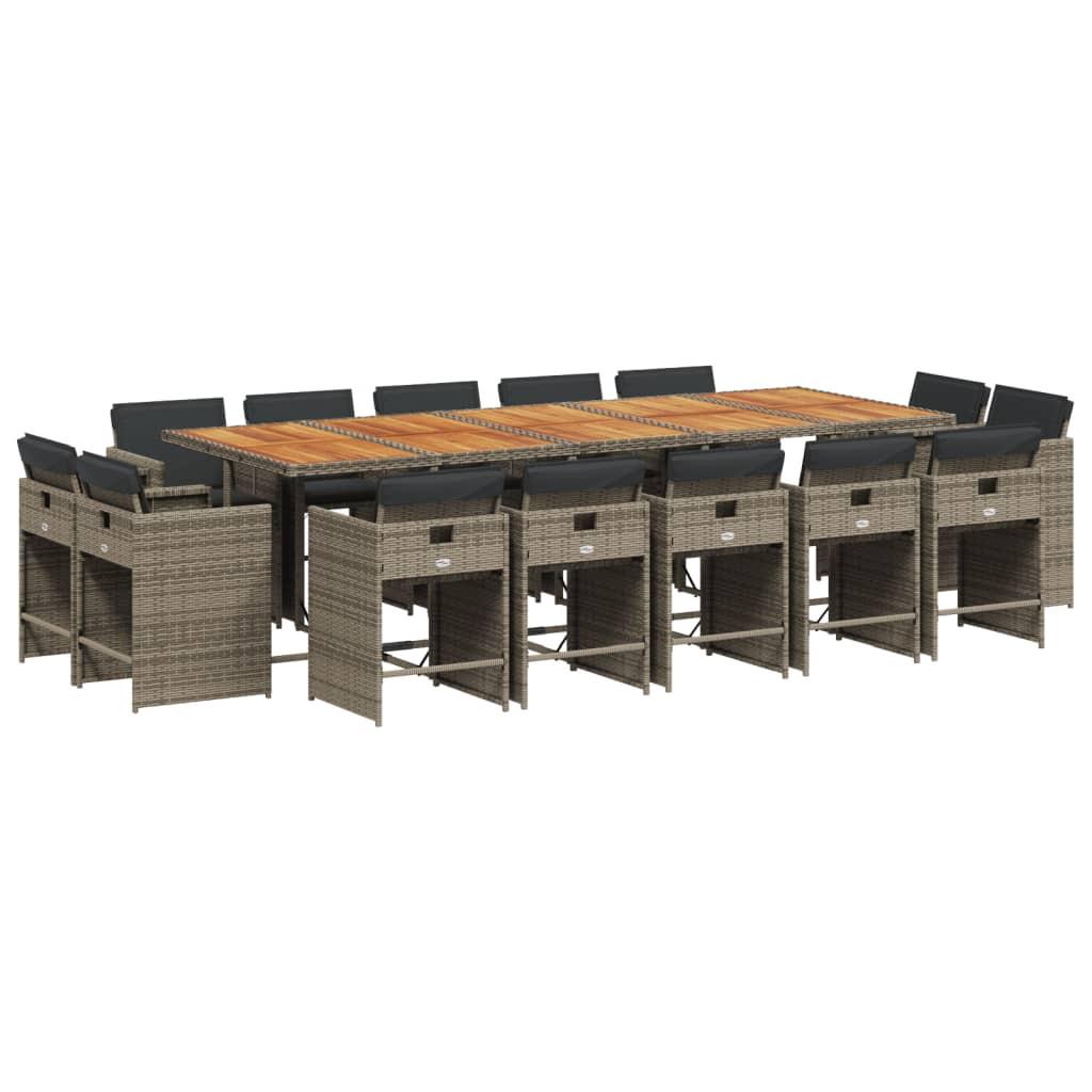 VidaXL Garten essgruppe poly-rattan