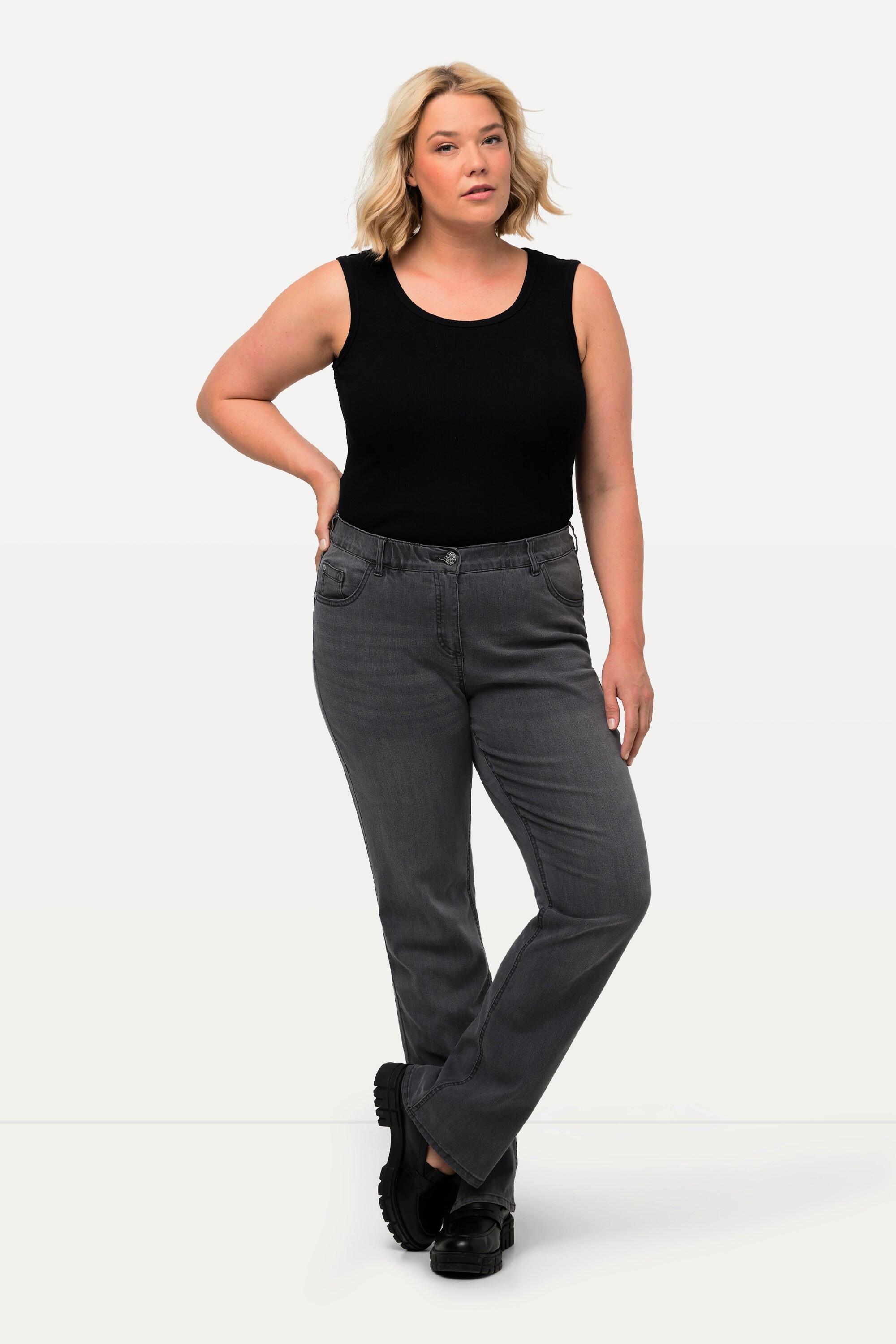 Ulla Popken Marie Bootcut Komfortbund 5-Pocket Jeans