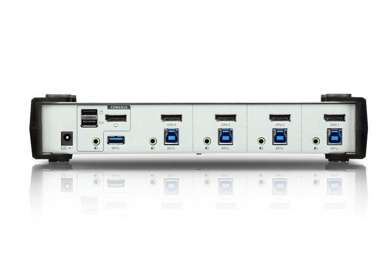 ATEN ATEN 4-Port USB 3.0 DisplayPort KVMP™ Switch (Kabel enthalten)