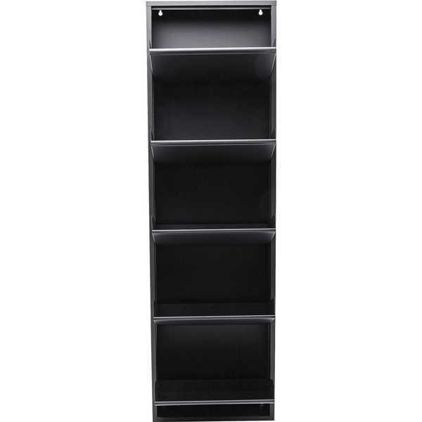 KARE Design Schuhkipper Caruso 5-er Anthrazit