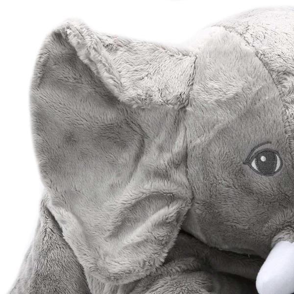 Mikamax Plüschtier, Elefant - Grau - 60 cm
