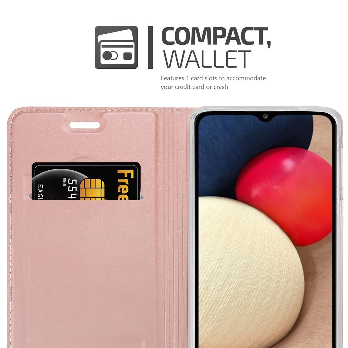 Cadorabo Hülle für Samsung Galaxy A02s Magnetverschluss, Kartenfach