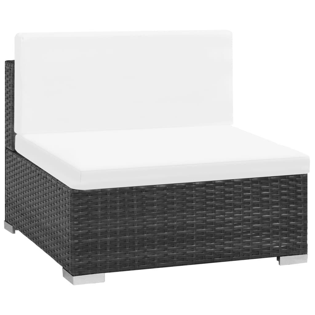 VidaXL Garten-sofagarnitur poly-rattan