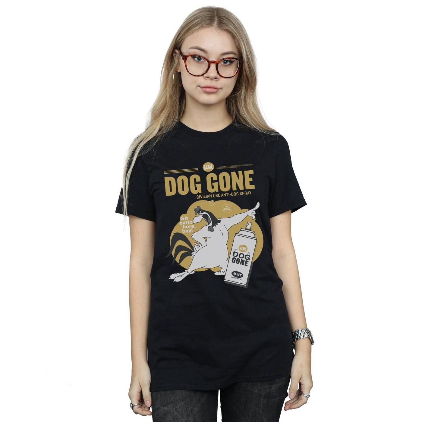 LOONEY TUNES Dog Gone Spray Print T-Shirt