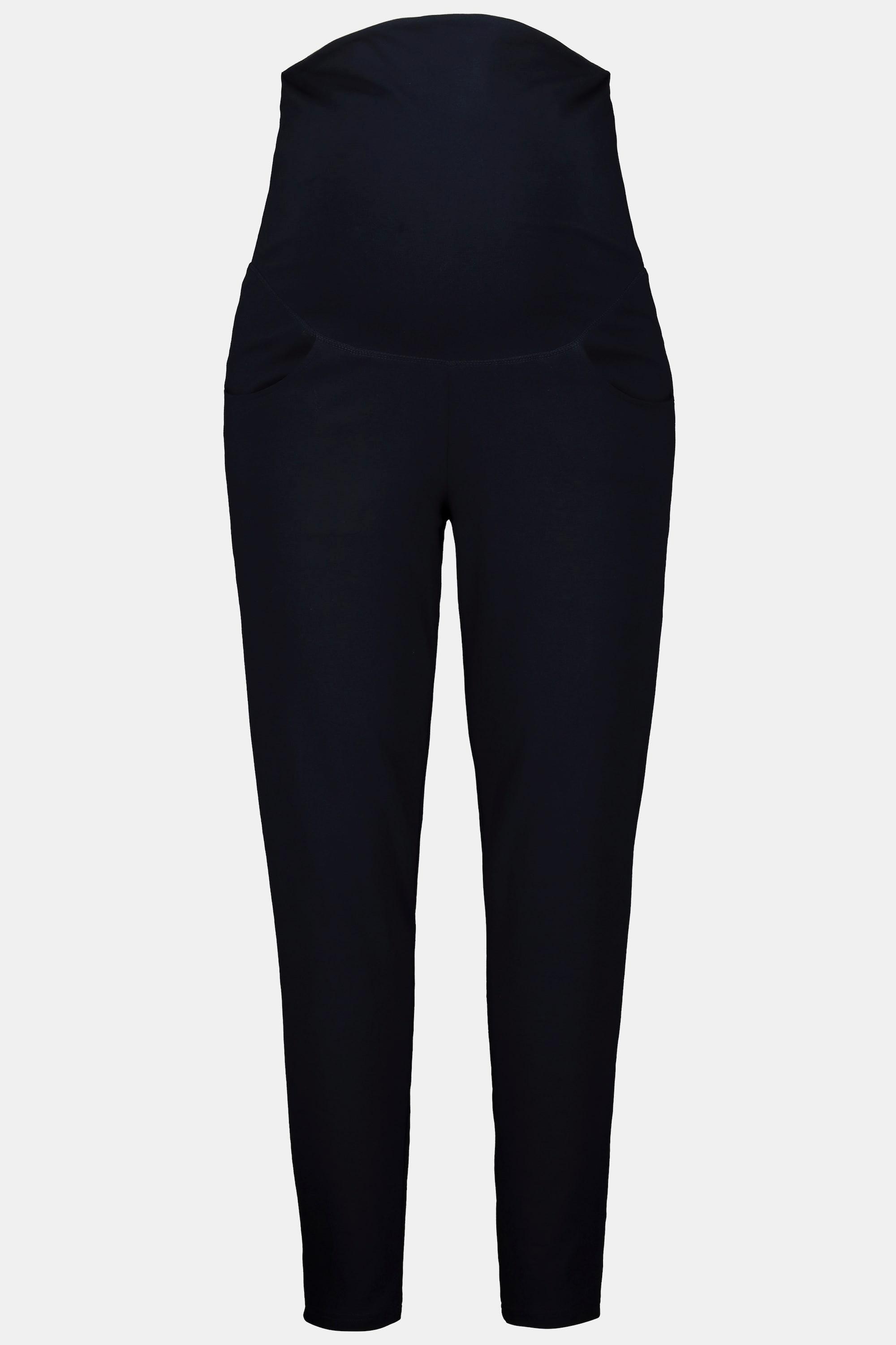 Ulla Popken Bellieva Leggings Breiter Elastikbund Skinny Fit Biobaumwolle GOTS