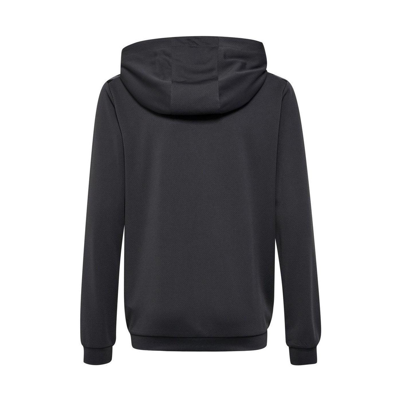 Hummel kinder-trainingsjacke mit reißverschluss und kapuze authentic