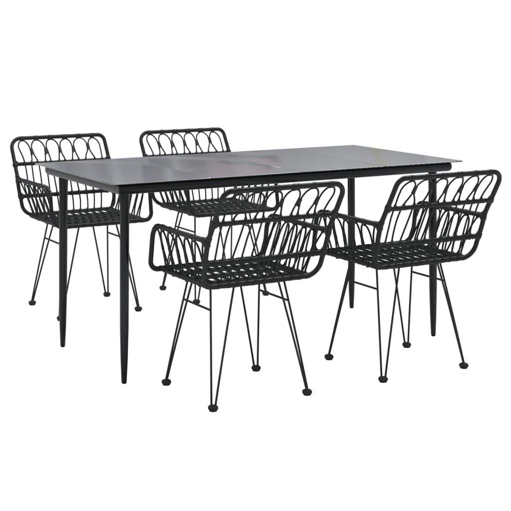 VidaXL Garten essgruppe poly-rattan
