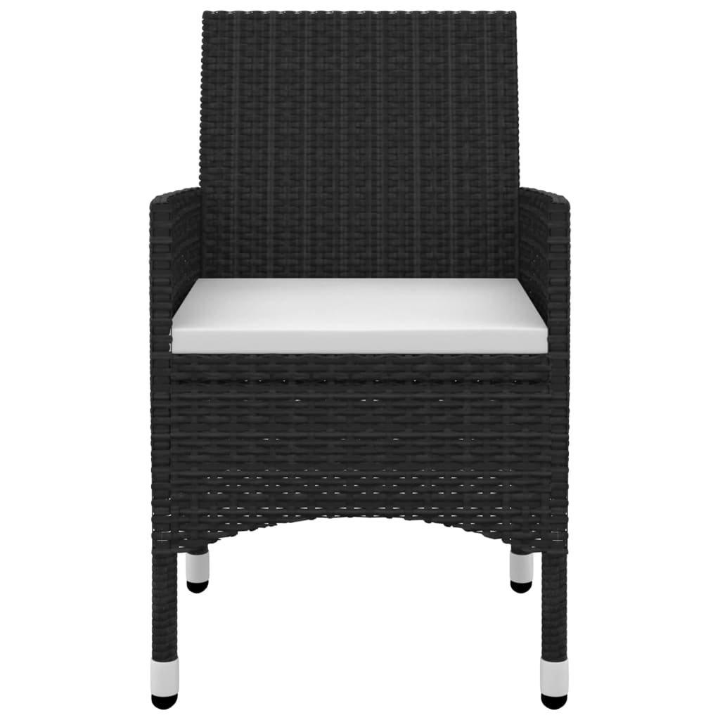 VidaXL Garten-essgarnitur poly-rattan