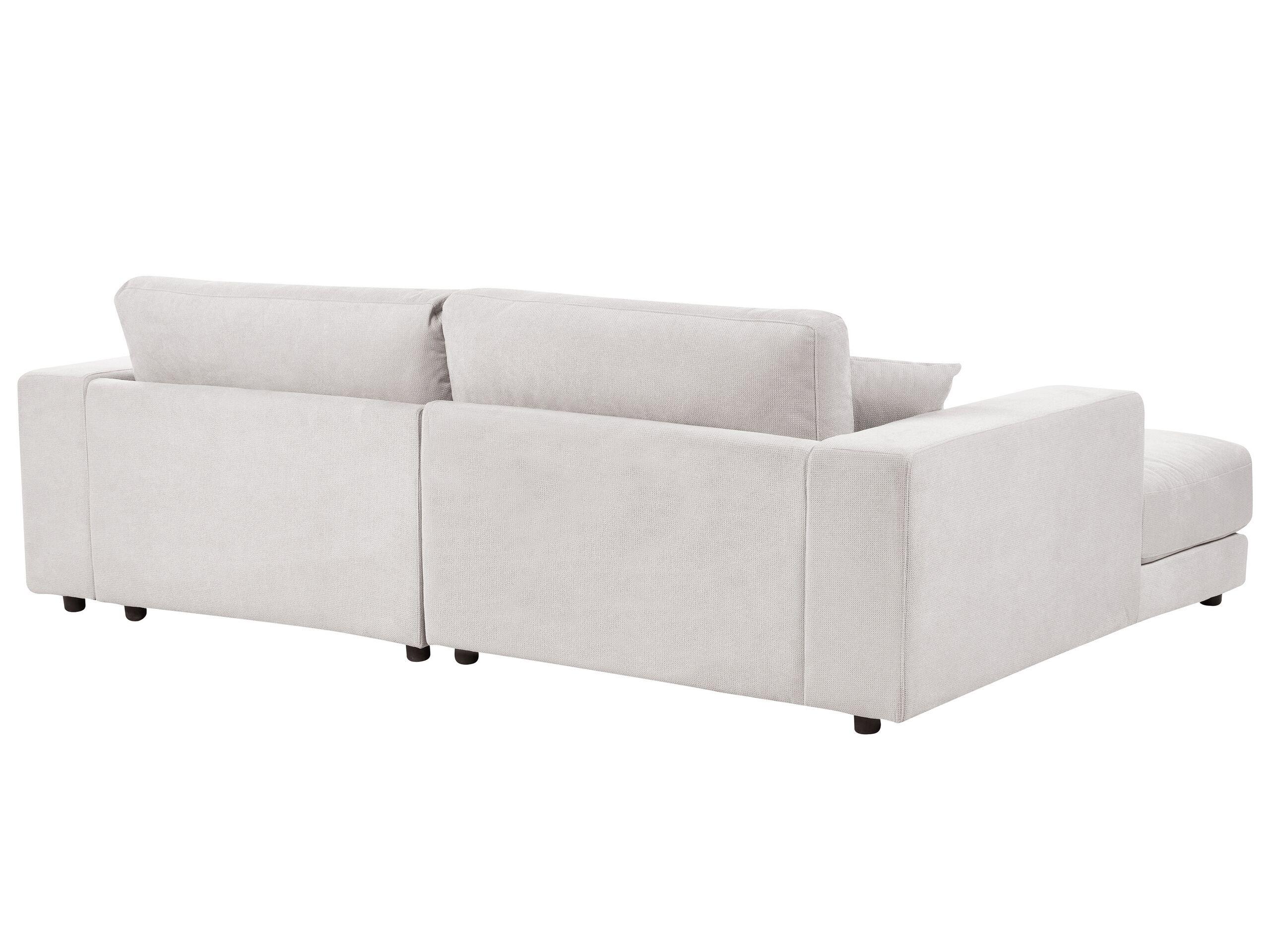 Beliani Ecksofa aus Polyester Skandinavisch LOFOTEN