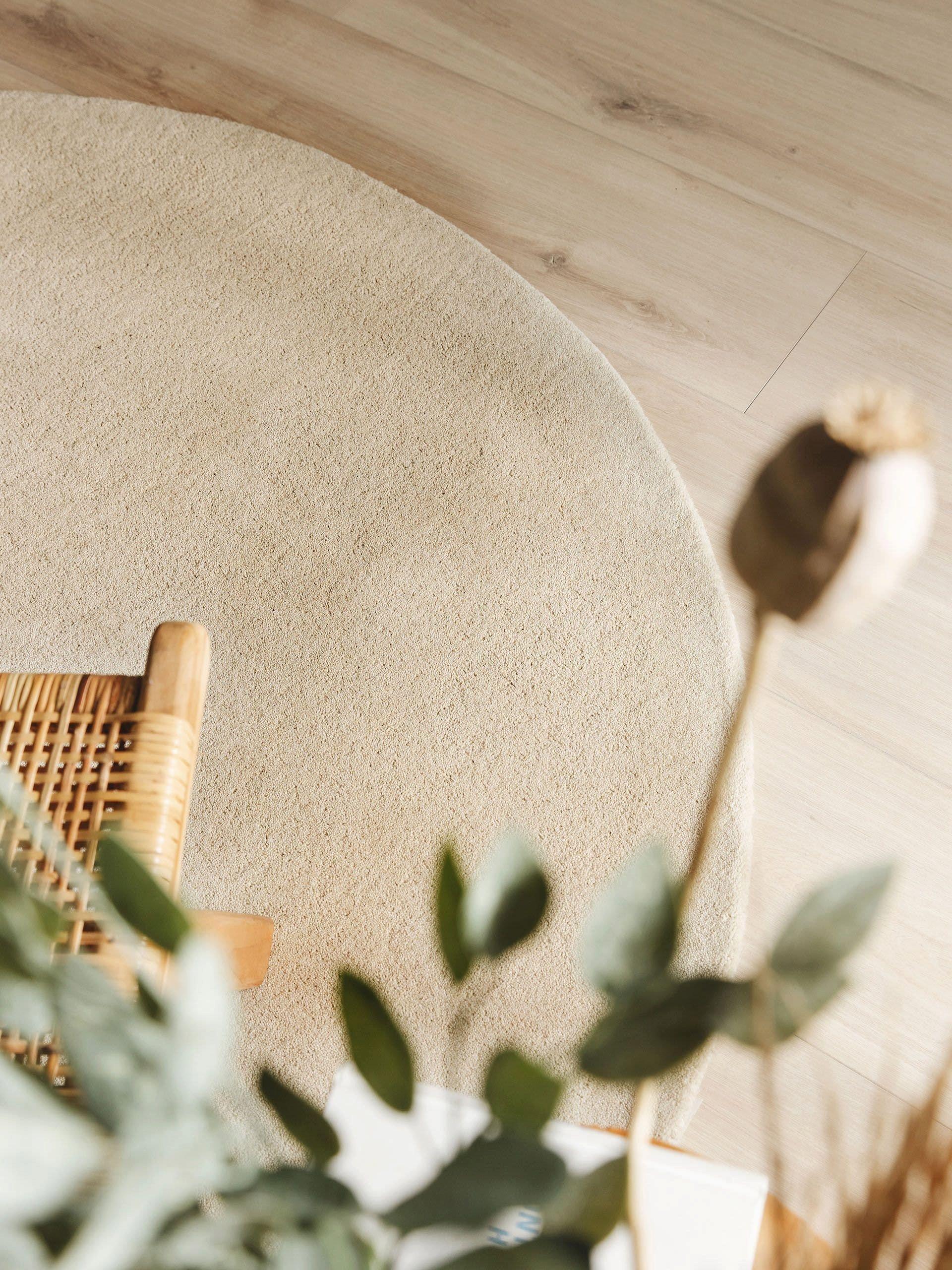 Benuta Wollteppich Bent Cream