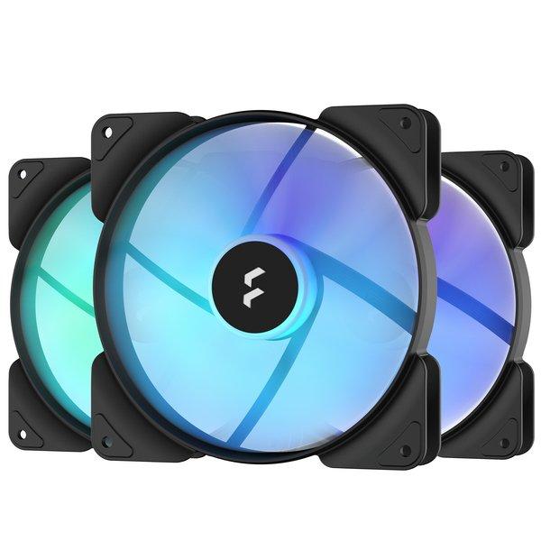 Fractal Design Aspect 14 RGB PWM Computergehäuse Ventilator 14 cm Schwarz 3 Stück(e)
