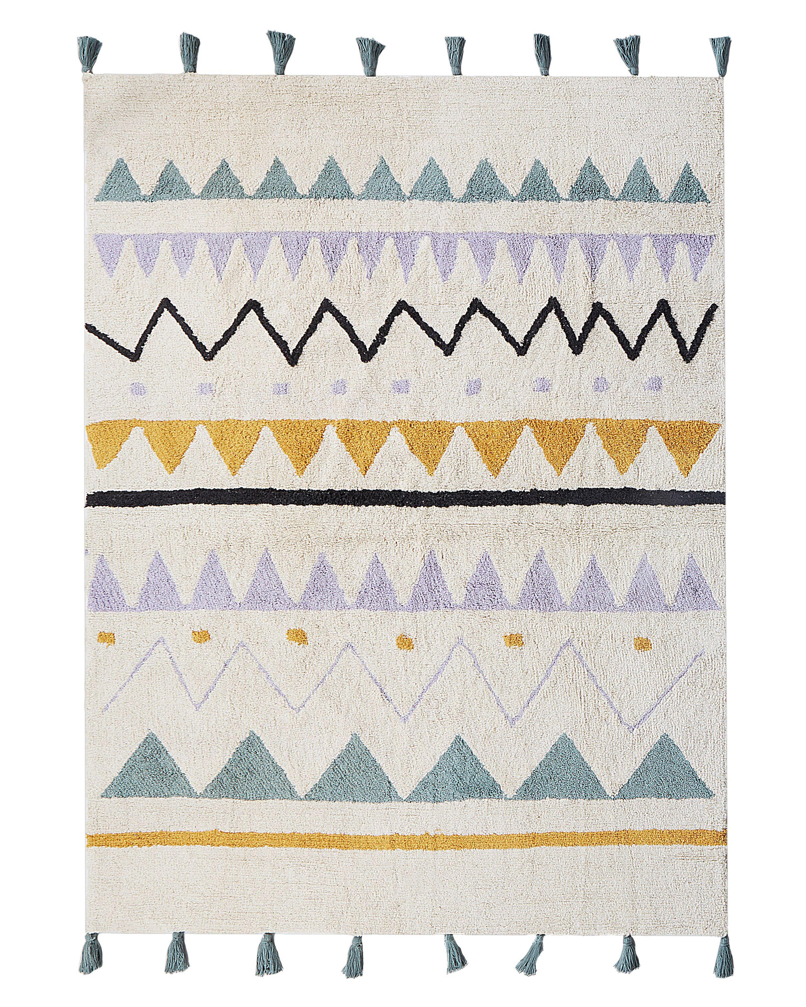 Beliani Kinderteppich aus Baumwolle Boho ZAYSAN