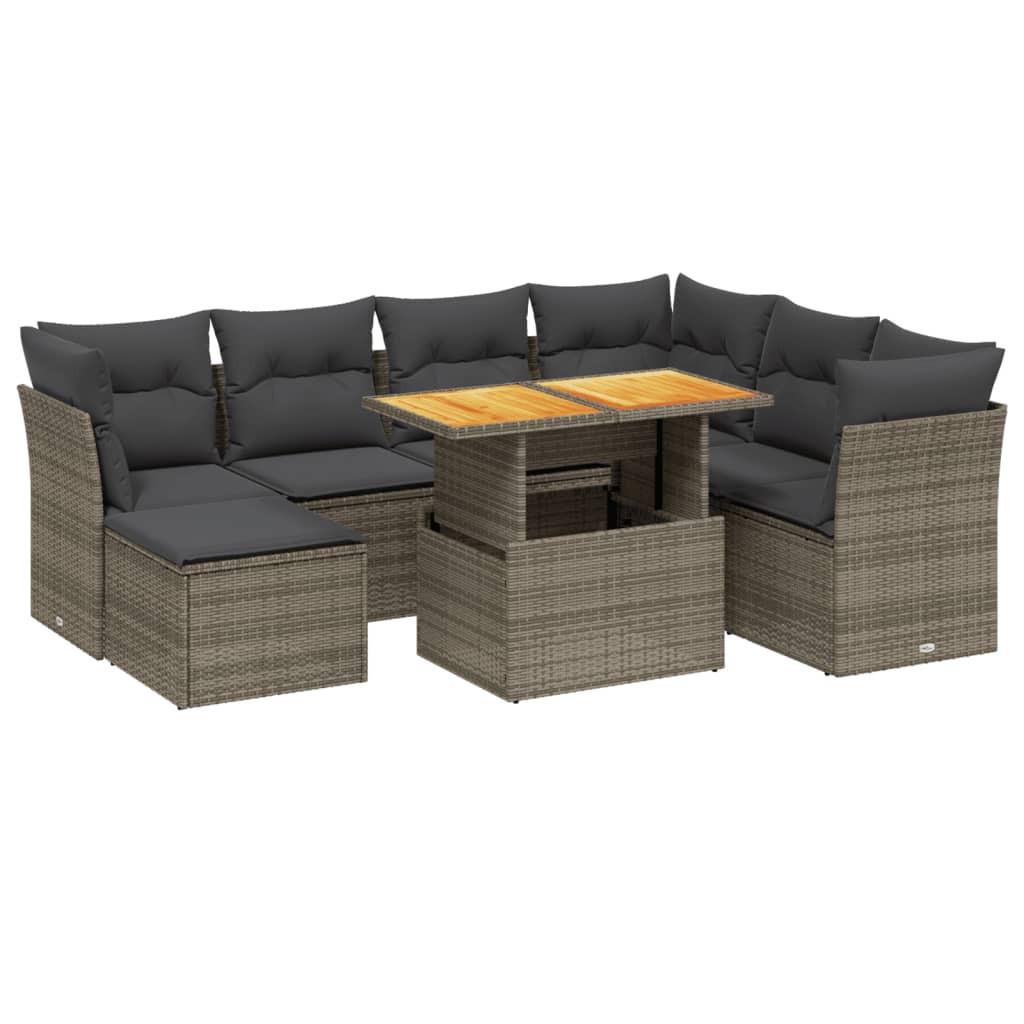 VidaXL Garten sofagarnitur poly-rattan