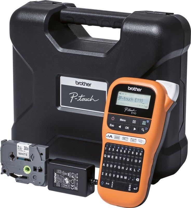 brother PTOUCH Gerät inkl. PT-E110VP Koffer, Adapter und Band
