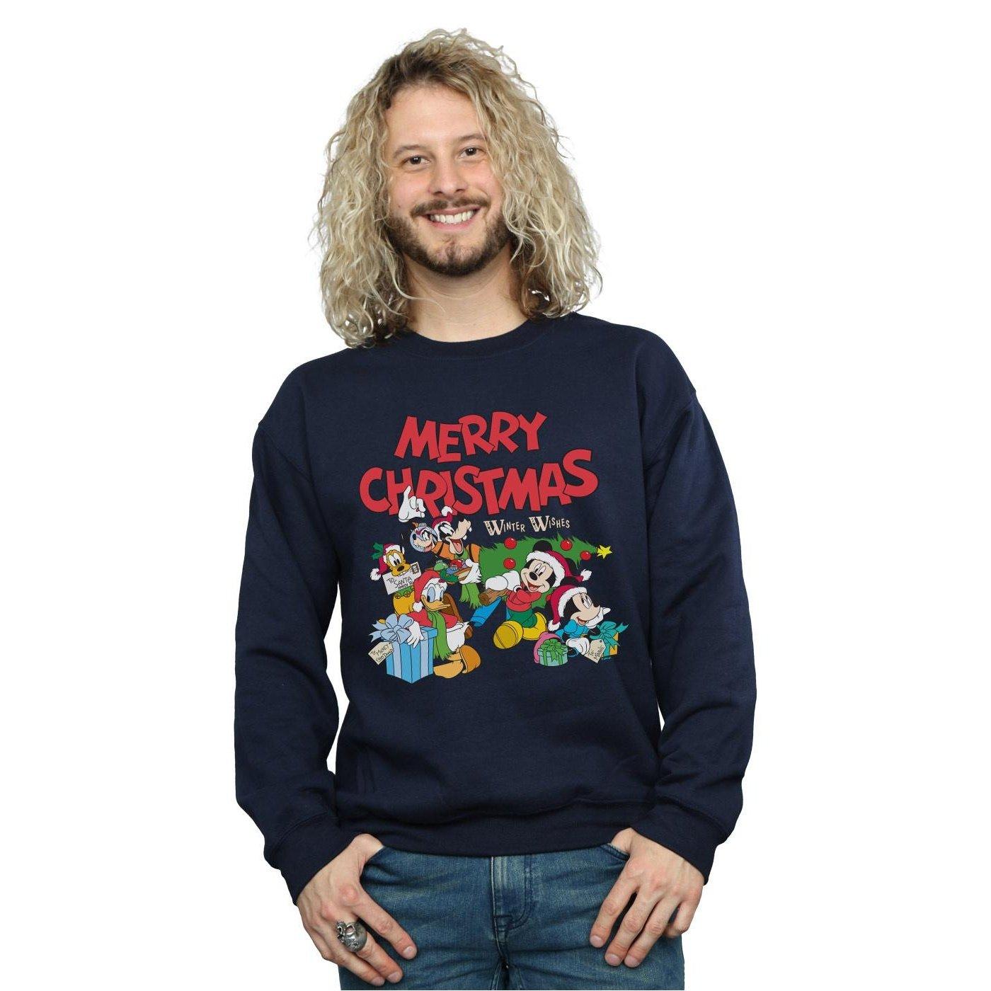 Disney Mickey Mouse And FriendsWinter Wishes Sweatshirt