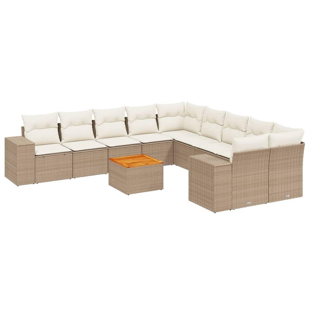 VidaXL Garten sofagarnitur poly-rattan