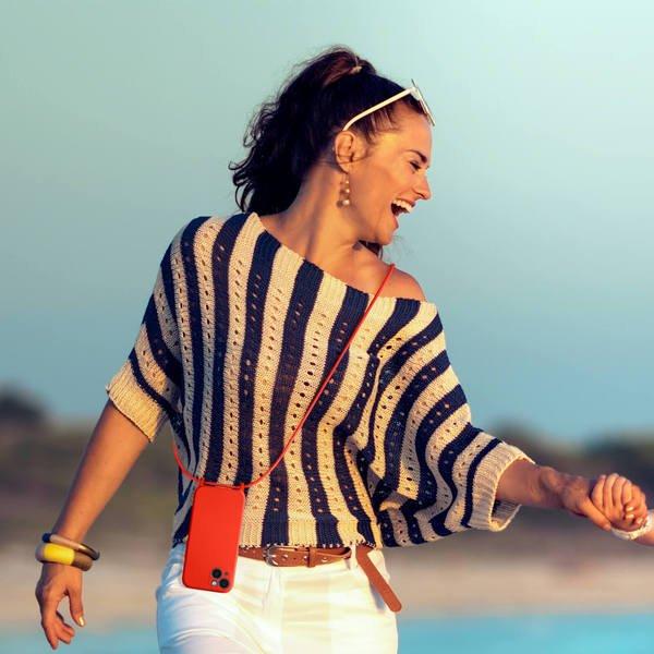 Avizar Kettenhülle iPhone 13 Rot