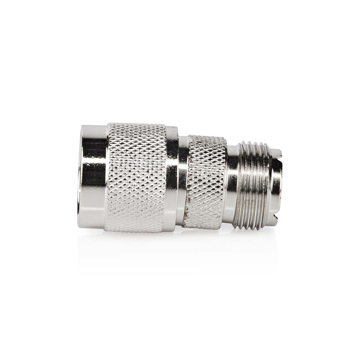 Nedis Satelliten- und Antennenadapter | N Hane | PL259 Hona | Vernickelt | 75 Ohm | Rak | Metall | Silber | 10 St. | Umschlag