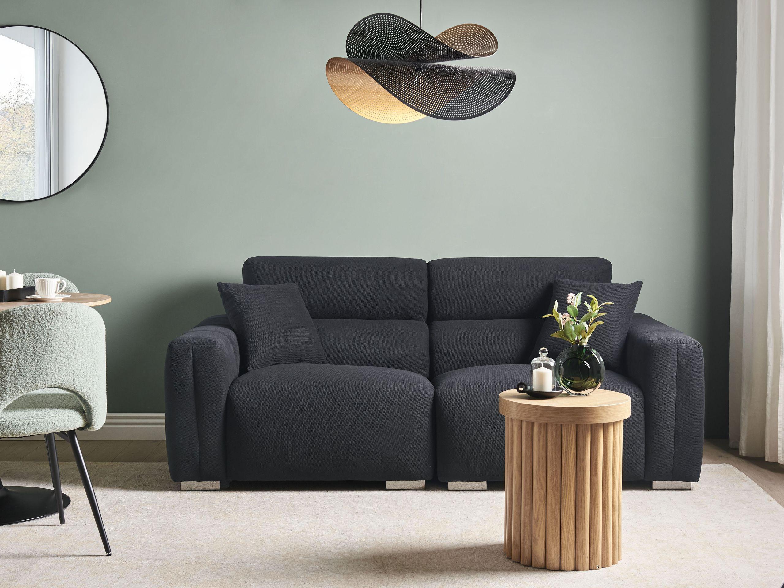 Beliani 3 Sitzer Sofa aus Polyester Skandinavisch FAUSKAN