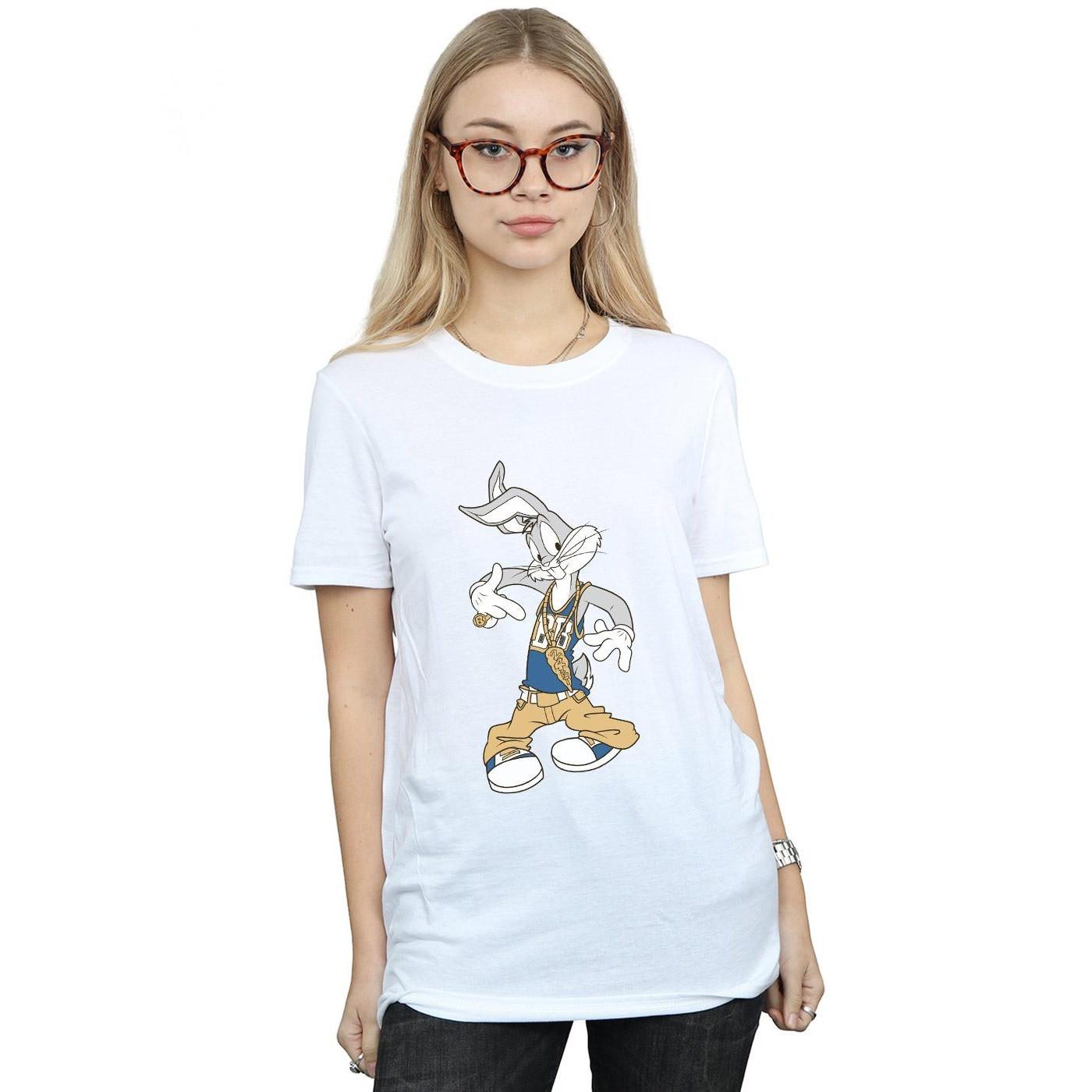 LOONEY TUNES Bugs Bunny Rapper Print T-Shirt